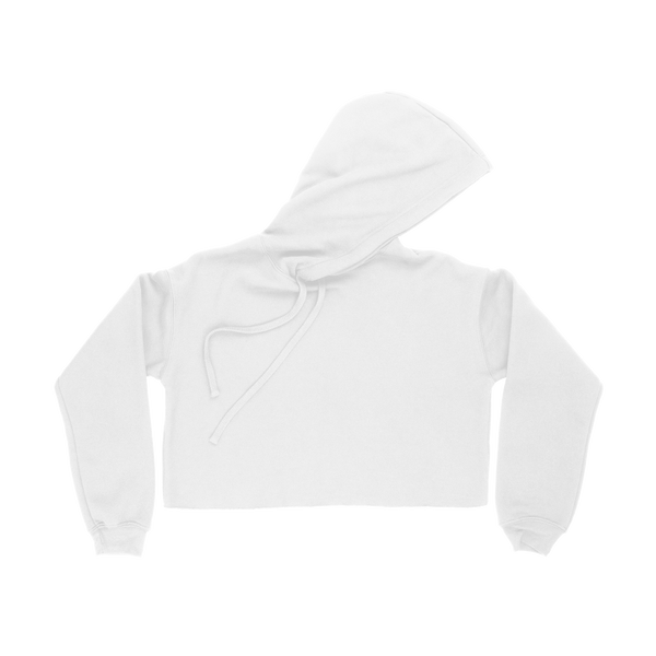 Light Ladies' Cropped Fleece Hoodie