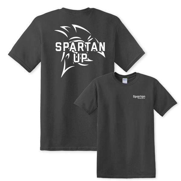 SPARTAN UP - UNISEX COTTON SS CREW