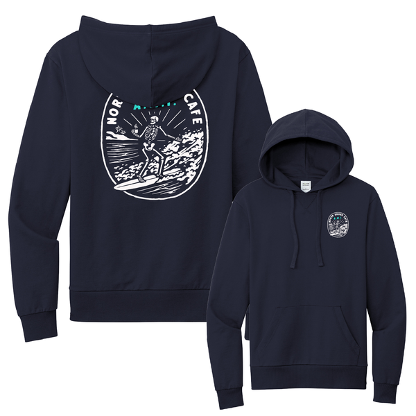 SURFING SKELETON - HOODIE