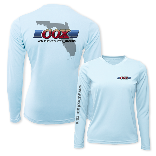 COX - LOGO FLORIDA DRYFIT WOMEN V-NECK