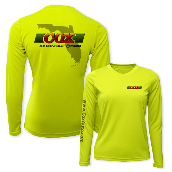 COX - LOGO FLORIDA DRYFIT WOMEN V-NECK