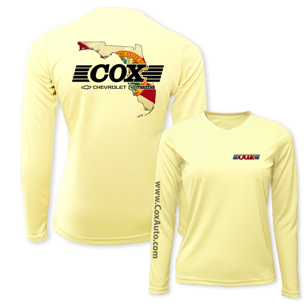 COX - FLORIDA FLAG DRYFIT WOMEN V-NECK