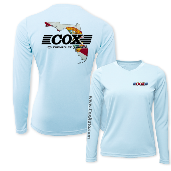 COX - FLORIDA FLAG DRYFIT WOMEN V-NECK