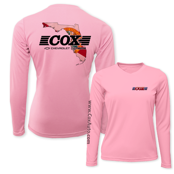 COX - FLORIDA FLAG DRYFIT WOMEN V-NECK