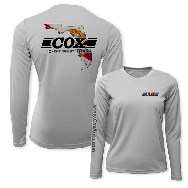 COX - FLORIDA FLAG DRYFIT WOMEN V-NECK