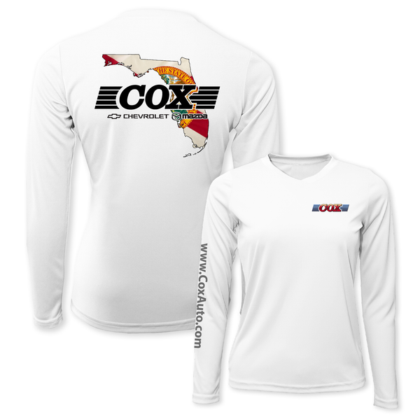COX - FLORIDA FLAG DRYFIT WOMEN V-NECK
