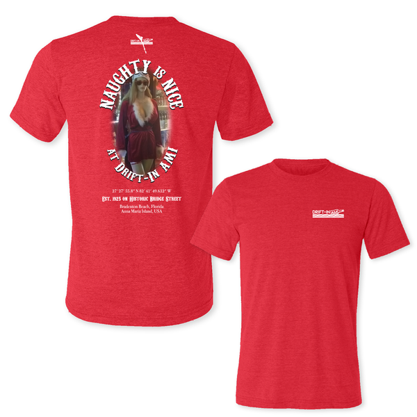 DRIFT-IN - NAUGHTY IS NICE TRIBLEND TEE