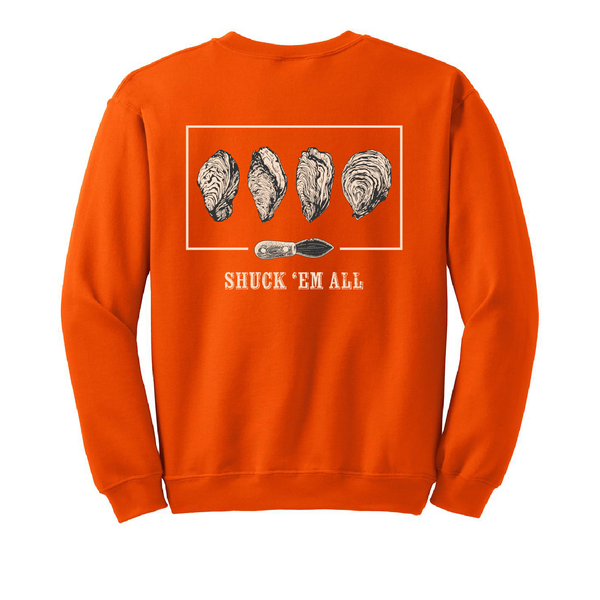 SHUCK 'EM ALL - UNISEX FLEECE CREW