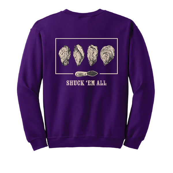 SHUCK 'EM ALL - UNISEX FLEECE CREW