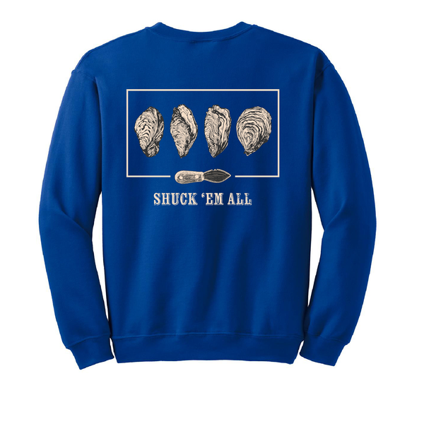 SHUCK 'EM ALL - UNISEX FLEECE CREW