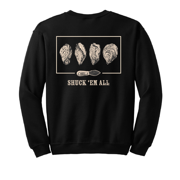 SHUCK 'EM ALL - UNISEX FLEECE CREW