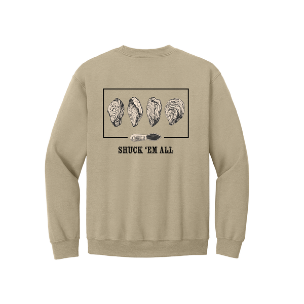 SHUCK 'EM ALL - UNISEX FLEECE CREW