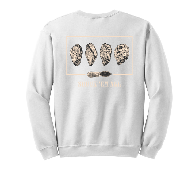 SHUCK 'EM ALL - UNISEX FLEECE CREW