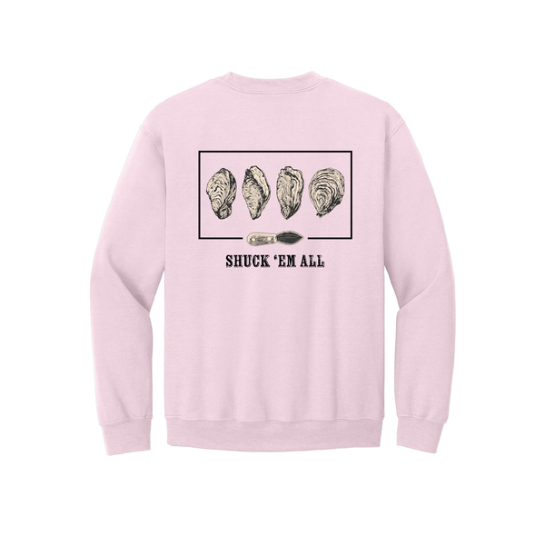 SHUCK 'EM ALL - UNISEX FLEECE CREW