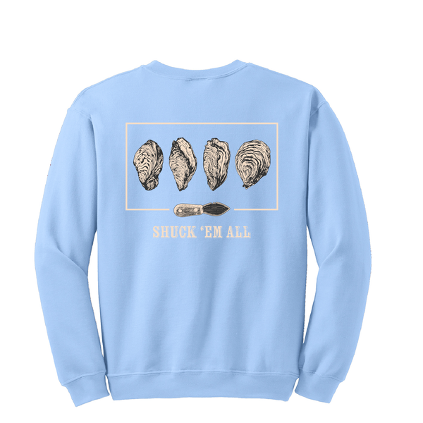 SHUCK 'EM ALL - UNISEX FLEECE CREW