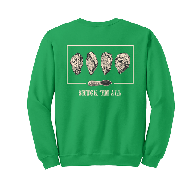 SHUCK 'EM ALL - UNISEX FLEECE CREW