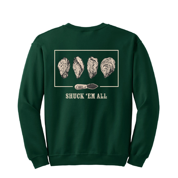 SHUCK 'EM ALL - UNISEX FLEECE CREW