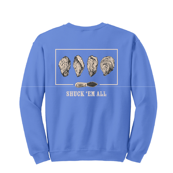 SHUCK 'EM ALL - UNISEX FLEECE CREW