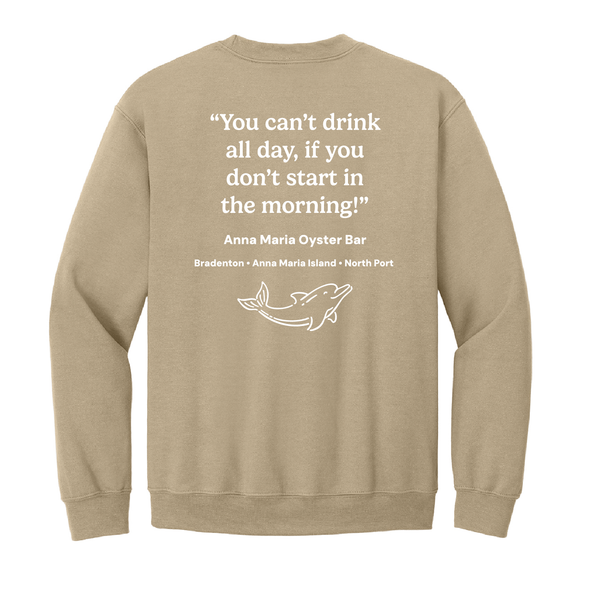 DAY DRINKER - UNISEX FLEECE CREW