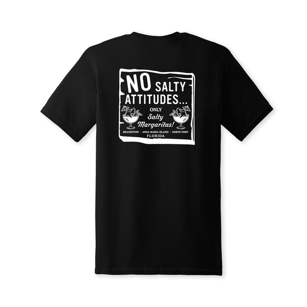 NO SALTY ATTITUDES - STAFF COTTON CREW