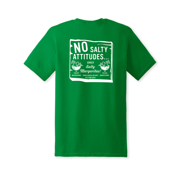 NO SALTY ATTITUDES - STAFF COTTON CREW
