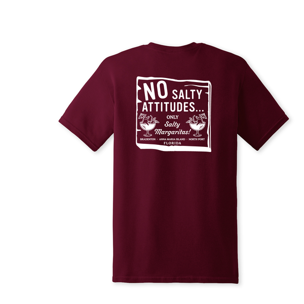 NO SALTY ATTITUDES - STAFF COTTON CREW