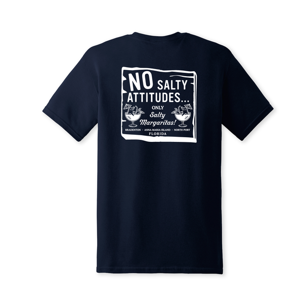 NO SALTY ATTITUDES - STAFF COTTON CREW