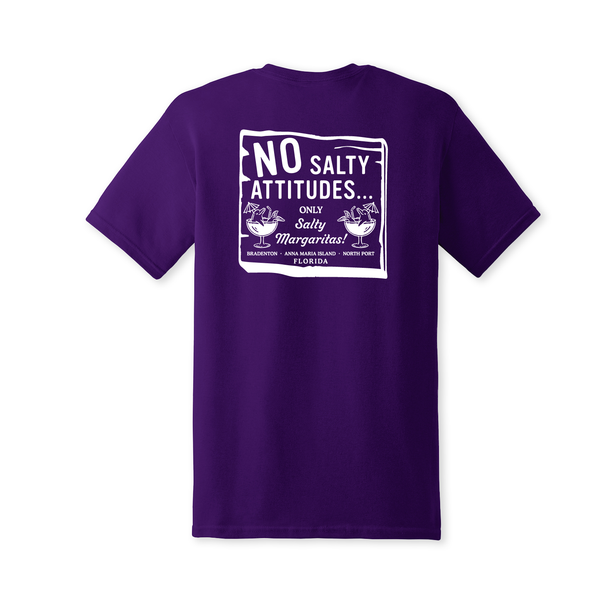 NO SALTY ATTITUDES - STAFF COTTON CREW