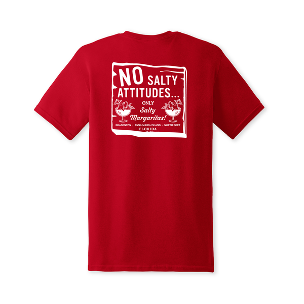 NO SALTY ATTITUDES - STAFF COTTON CREW