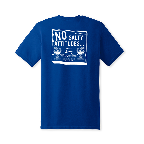 NO SALTY ATTITUDES - STAFF COTTON CREW