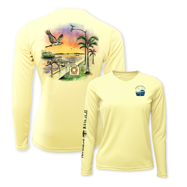 BAY - WOMEN LS PERFORMANCE V-NECK