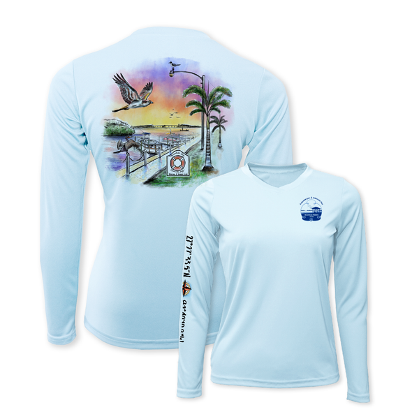 BAY - WOMEN LS PERFORMANCE V-NECK