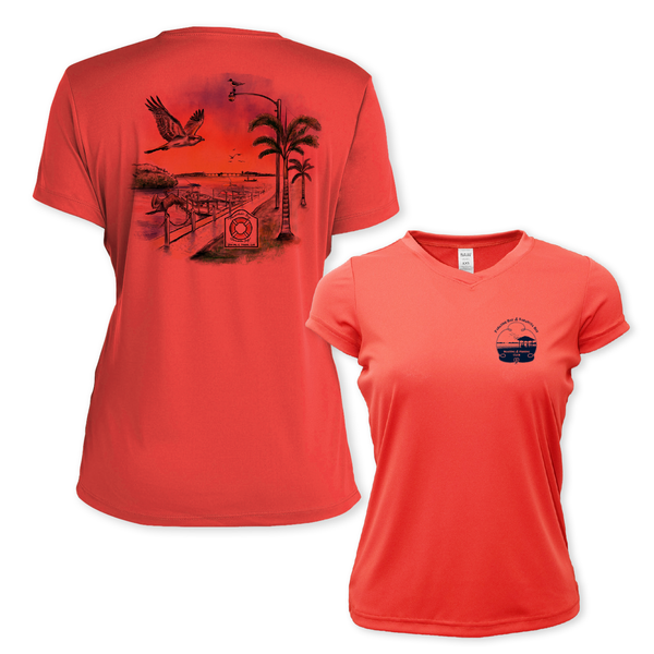 BAY - WOMEN SS PERFORMANCE V-NECK
