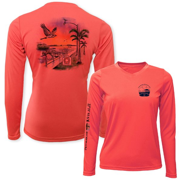 BAY - WOMEN LS PERFORMANCE V-NECK