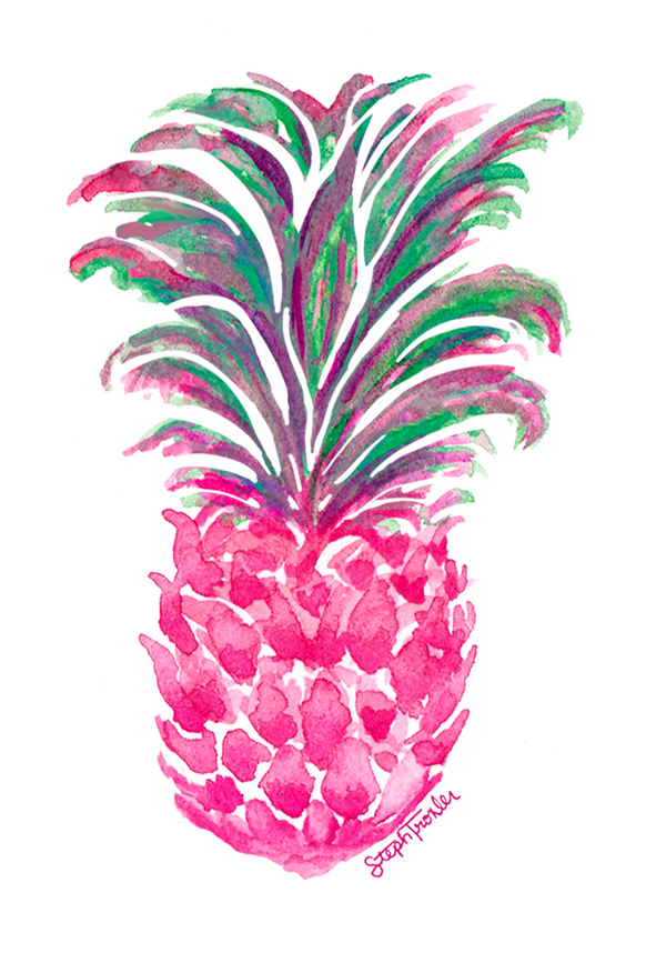 PINK PINEAPPLE - TOWEL