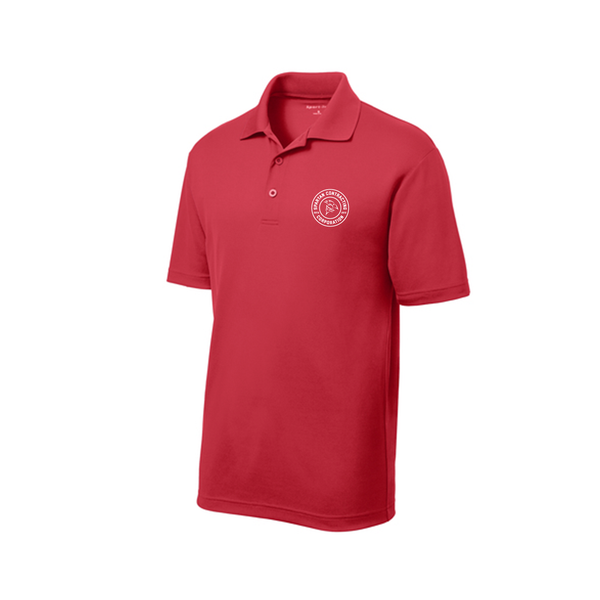 EMBROIDERED MEN PERFORMANCE POLO