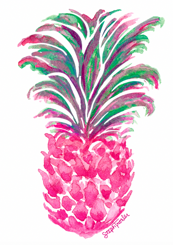 PINK PINEAPPLE - TOTE