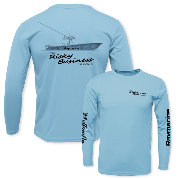 TEAM RISKY BUSINESS - YOUTH + TODDLER LS DRYFIT CREW