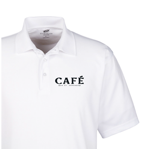 6 PIECE MIN. - CAFE ON ST. ARMANDS EMBROIDERY ON SUPPLIED GARMENTS
