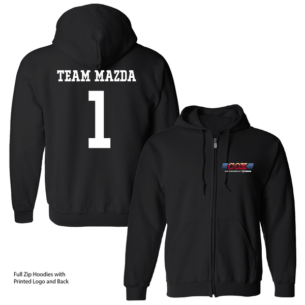 COX - TEAM MAZDA FULL ZIP HODIES