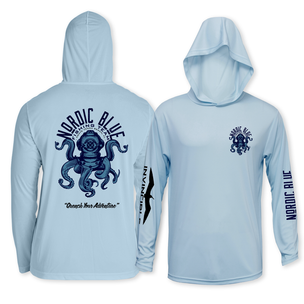 NORDIC BLUE - PERFORMANCE HOODIE