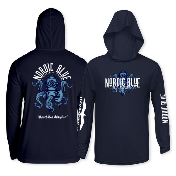 NORDIC BLUE - PERFORMANCE HOODIE