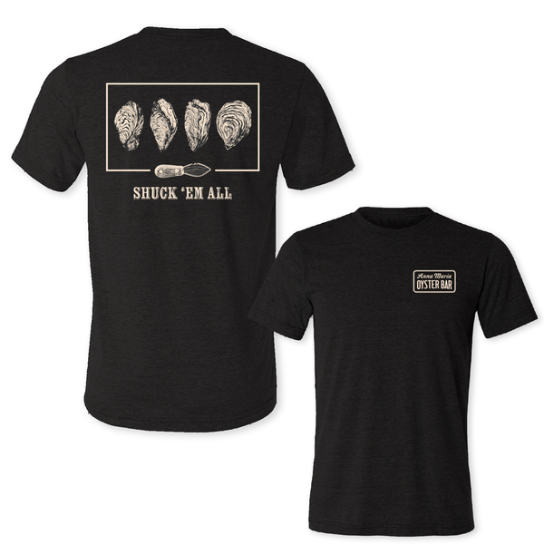 SHUCK 'EM ALL - UNISEX TRIBLEND CREW