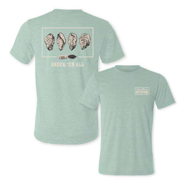 SHUCK 'EM ALL - UNISEX TRIBLEND CREW