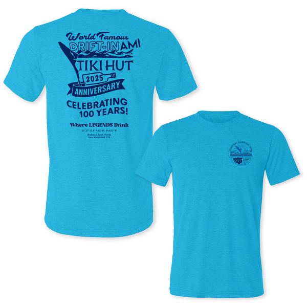 DRIFT-IN - 100 YEARS UNISEX TRIBLEND TEES