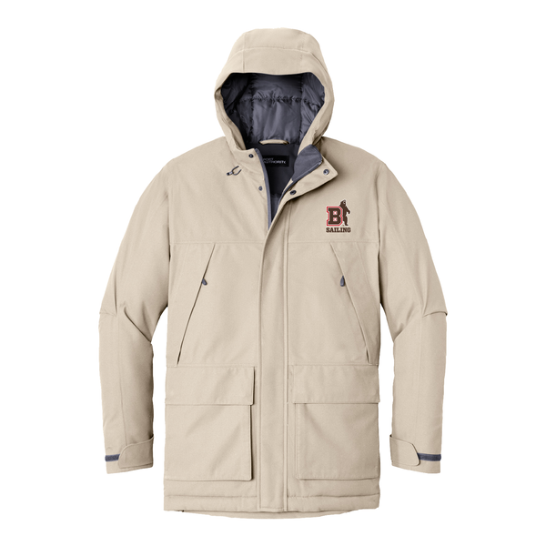 Brown Sailing Port Authority J363 Latitude Waterproof Heavyweight Parka - Khaki