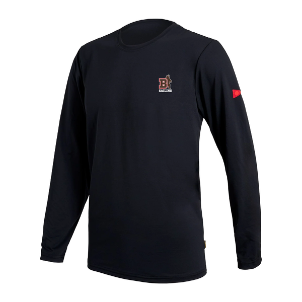 BROWN SAILING - FLORENCE AIRTEX LONG SLEEVE SHIRT (TRANSFER) - BLACK