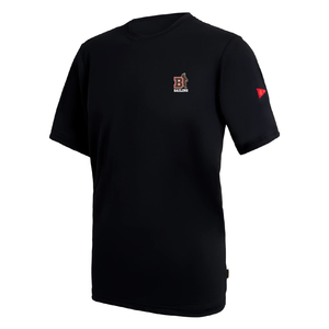 BROWN SAILING - FLORENCE AIRTEX SHORT SLEEVE SHIRT (TRANSFER) - BLACK