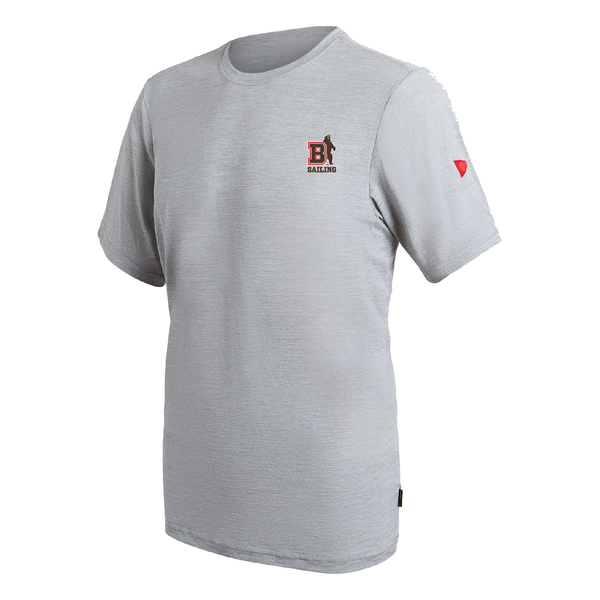 BROWN SAILING - FLORENCE AIRTEX SHORT SLEEVE SHIRT (TRANSFER) - LIGHT HEATHER GREY