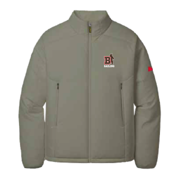 BROWN SAILING - FLORENCE DISPATCH CLIMASHIELD JACKET (EMBROIDERY) - MOSS GREY